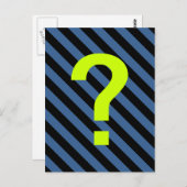 strepe briefkaart (Voorkant / Achterkant)