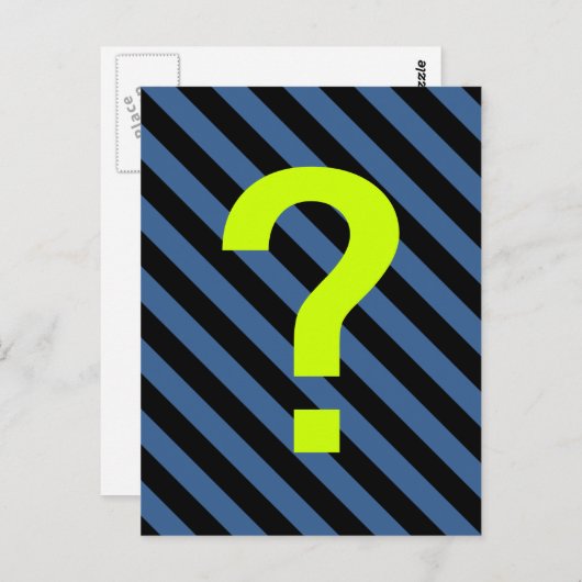 strepe briefkaart (Voorkant / Achterkant)