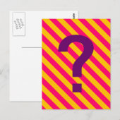 strepe briefkaart (Voorkant / Achterkant)