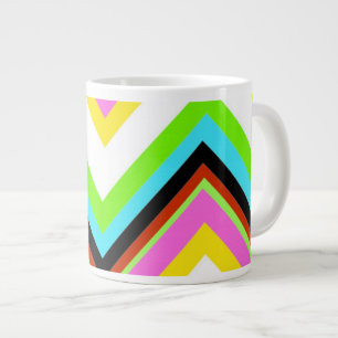 strepe grote koffiekop