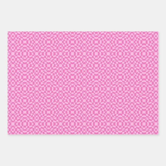 Strepen Abstract Kleurrijke Bloemen Vibrant Gift Inpakpapier Vel (Voorkant 3)