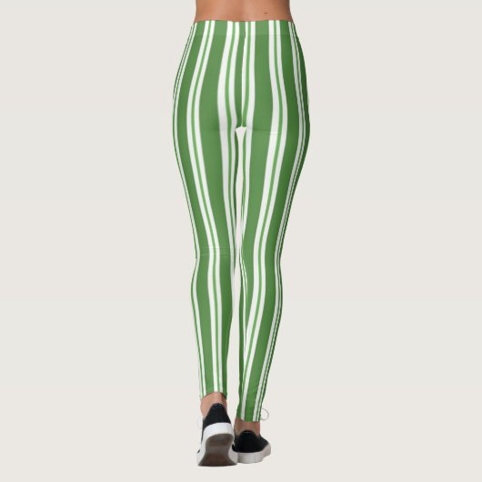 Strepen abstracte kunst leggings (Achterkant)