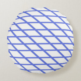 Strepen abstracte kunst rond kussen