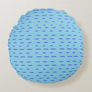 Strepen abstracte kunst rond kussen