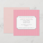 {strepen} baby shower uitnodiging (Voorkant / Achterkant)