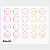 Strepen Bewaar de datum Stickers (Vel)
