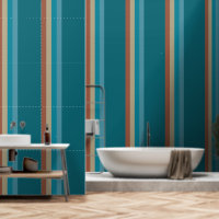 Strepen Bruin Roest Steen Grijs Olijf Koel Blauw A