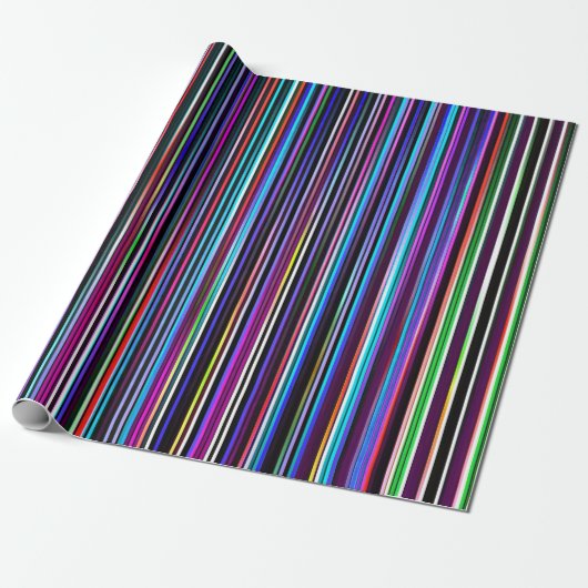 strepen cadeaupapier (Uitgerold)