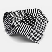 Strepen Controleer Harlequin Polka Dots Gemengd on Stropdas (Opgerold)