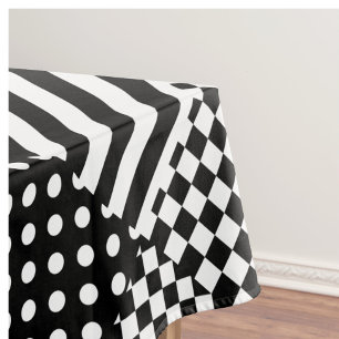 Strepen Controleer Harlequin Polka Dots Gemengd on Tafelkleed