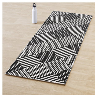 Strepen Controleer Harlequin Polka Dots Gemengd on Yogamat