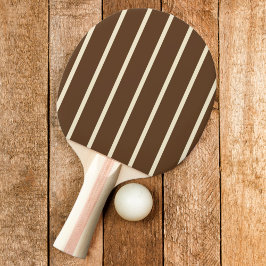 Strepen Diep Bos Bruine Kleur Tafeltennisbatje