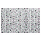  strepen Eiffeltoren collage florale Stof (Yard (91,4 cm))
