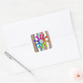 Strepen en Bril Sticker (Envelop)