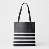 Strepen en Glitter Tote Bag (Voorkant)