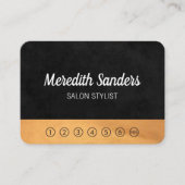 Strepen en Lux-afwerking / ponskaart Klantenkaartje (Voorkant)