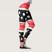 Strepen en polka-Stippen Leggings (Rechts)