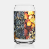 Strepen En Pompoenen Blikvorm Glas (Rechts)