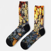 Strepen en pompoenen sokken (Links)