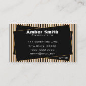 Strepen en resten (warme cacao) visitekaartje (Achterkant)