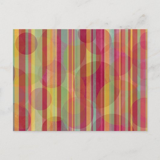 Strepen en ruwe cirkels: briefkaart (Voorkant)