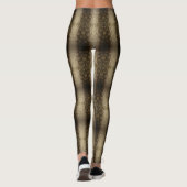 strepen en schubben leggings (Achterkant)