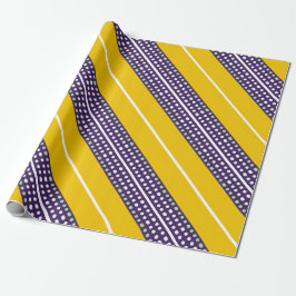 Strepen en stippen cadeaupapier