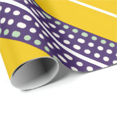 Strepen en stippen cadeaupapier (Rol Hoek)