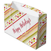 Strepen en stippen groot cadeauzakje (Achterkant Gekanteld)