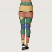 Strepen en stippen leggings (Achterkant)