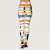 Strepen en stippen leggings (Achterkant)