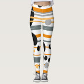 Strepen en stippen leggings (Voorkant)