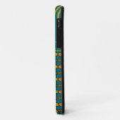 Strepen en Tribal Pattern op Blauwgroen iPhone 5 H Case-Mate iPhone Case (Achterkant/links)
