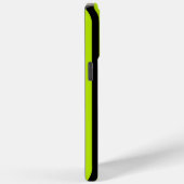 Strepen en wervelingen - Lime Green en Black Case-Mate iPhone Case (Achterkant / Rechts)