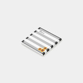 Strepen en zonnebloemen post-it® notes (Schuin)