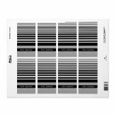 strepen etiket (Full Sheet)