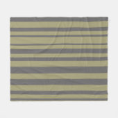 Strepen Fleece Deken (Voorkant (Horizontaal))