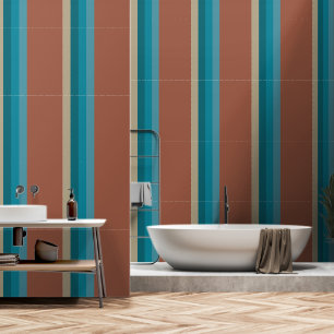 Strepen Grijs Grijs Olijf Koel Blauw Aqua Bruin Ro Behang