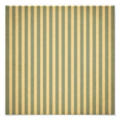  strepen groen en beige foto afdruk (Voorkant)