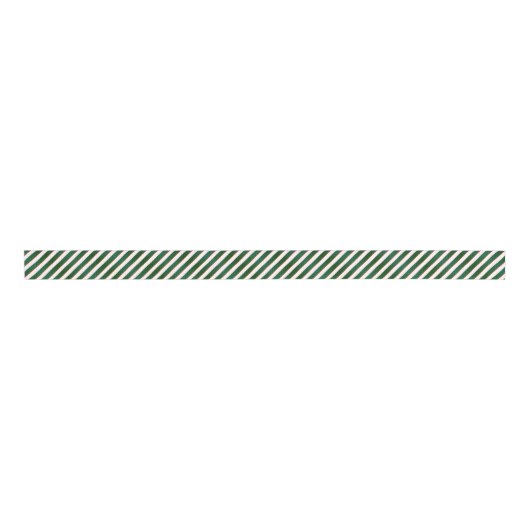 Strepen - Groen, Rood & Wit | Christmas Grosgrain Lint (Voorkant)