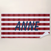 Strepen In Abstract Strandhanddoek Strandlaken (Voorkant)