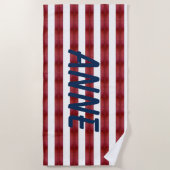 Strepen In Abstract Strandhanddoek Strandlaken (Voorkant)