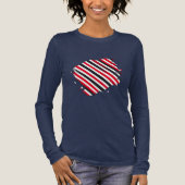 Strepen in Beweging Tri-Blend Shirt (Voorkant)