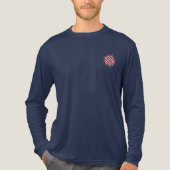 Strepen in Beweging Tri-Blend Shirt (Voorkant volledig)