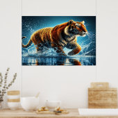 Strepen in het Surf Poster (Keuken)