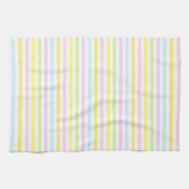 Strepen in veelkleurige pastelkleuren theedoek (Horizontaal)