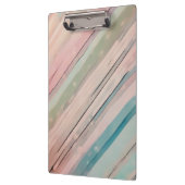 Strepen in zachte tinten klembord (Links)