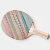 Strepen in zachte tinten tafeltennisbatje (Zijkant)