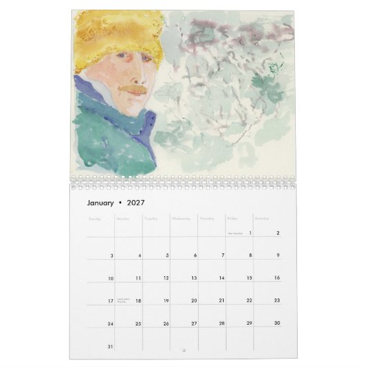 strepen kalender (Jan 2027)