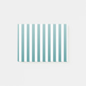 strepen met blauwgroen en wit snoep post-it® notes (Voorkant)